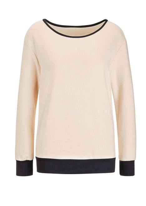 Sweatshirt mit Viskoseanteil