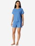Schiesser Damen Pyjama Casual Feel aqua