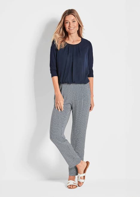 GOLDNER Gedessineerde broek SARA Gedessineerde broek SARA