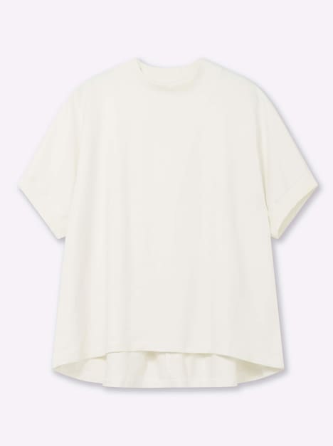 Stehkragen-Shirt Kurzarm Uni Stehkragen