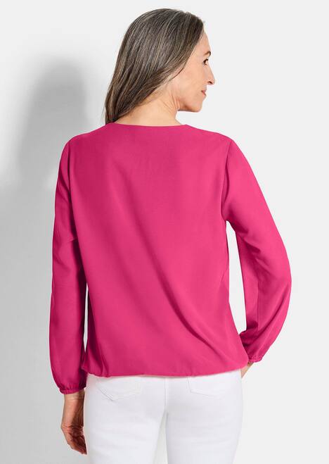 Elegante Bluse aus Chiffon