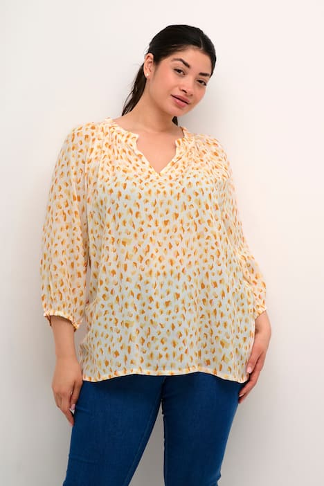 Langarm-Bluse Regular fit