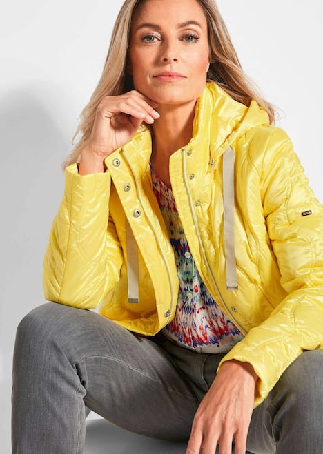 Herbstjacke Damen, wellige Steppung