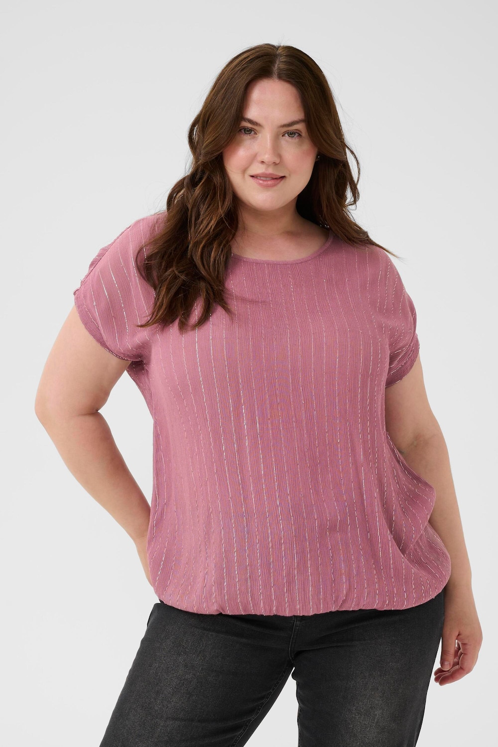 Kurzarm-Bluse Loose fit