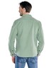 Herren Overshirt in Halbleinen-Qualität , Gruen