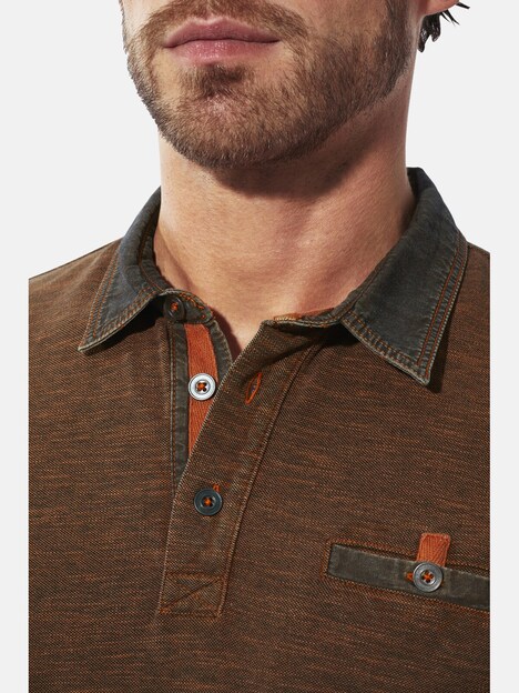 Langarm-Poloshirt ZUPATERRI