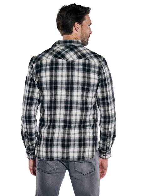 engbers Herren Langarm-Hemd kariert , Saphirblau