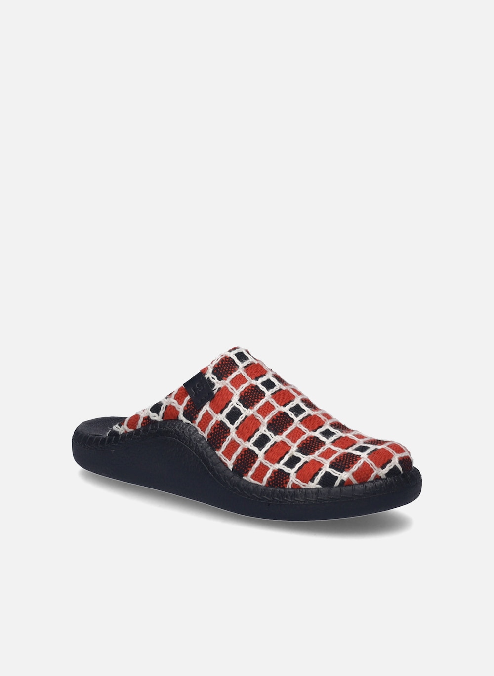 Damen Hausschuh Monaco D 03, rot-multi