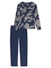 Schiesser Damen Schlafanzug Comfort Essentials admiral