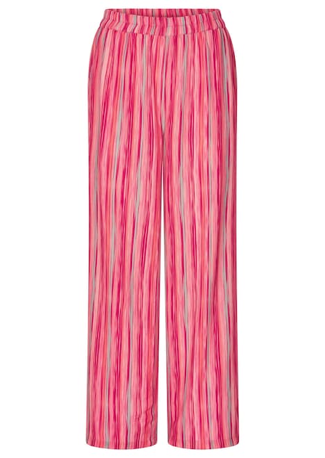 Viskosehose mit Streifen-Muster