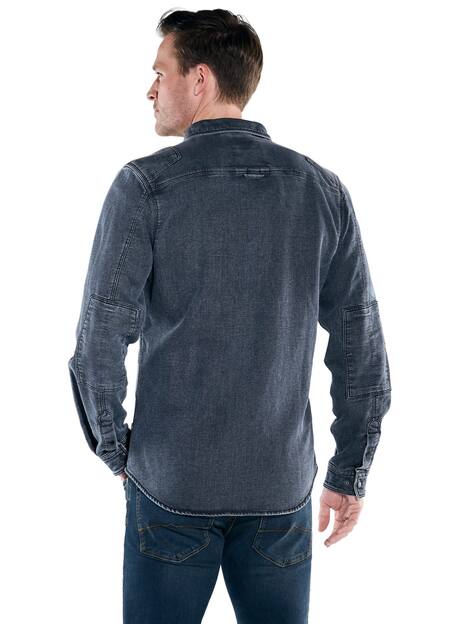 engbers Herren Hemd uni , Saphirblau