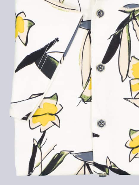 engbers Herren Kurzarm-Hemd aus Jersey , Beige