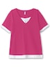 2-in-1-Shirt Kurzarm Mehrfarbig
