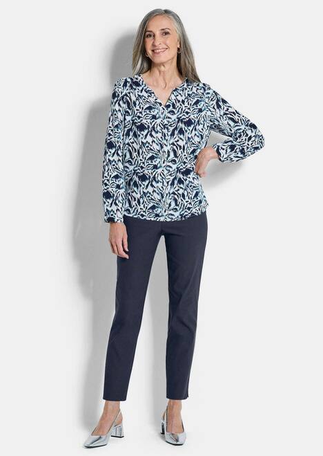 Elegante 7/8-Hose mit Schlupfbund