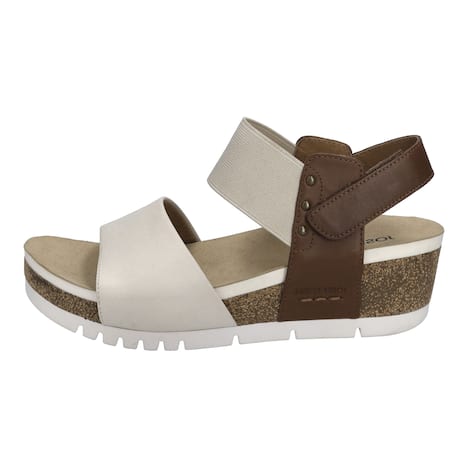 Damen Sandale Quinn 09, creme-kombi