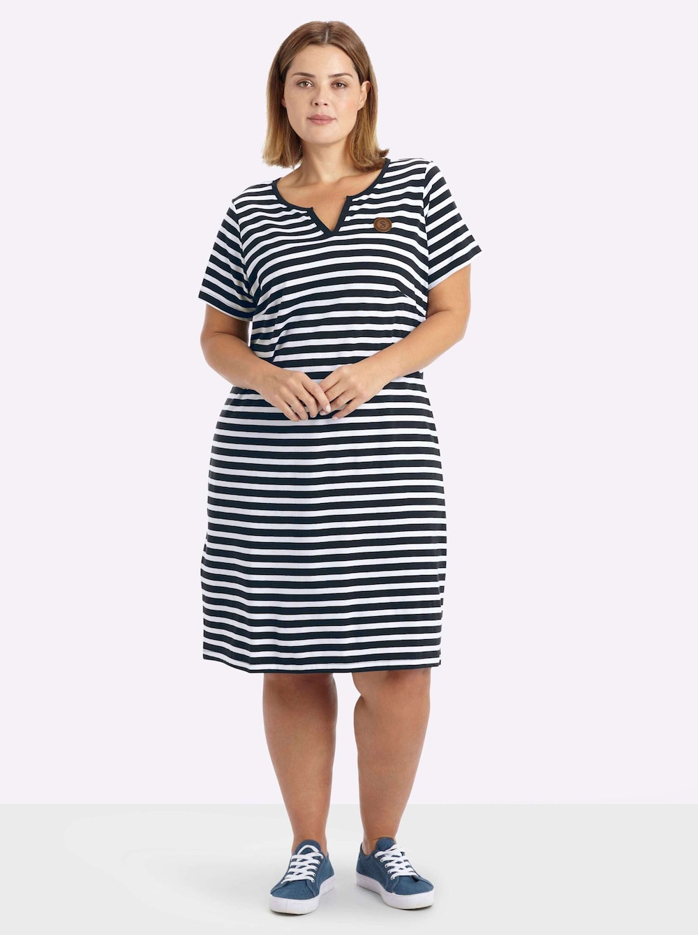 Jersey-Kleid Kurzarm