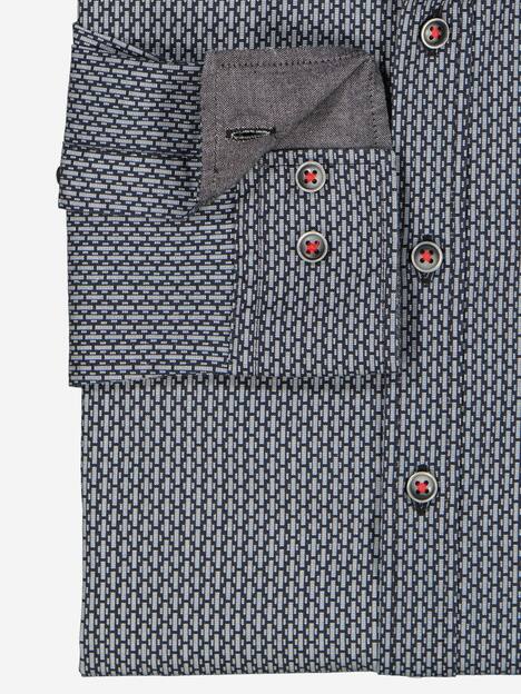 engbers Herren Langarm-Hemd gemustert , Sand