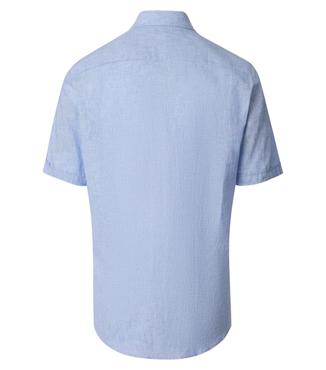 Leinenhemd kurzarm uni Casual Fit