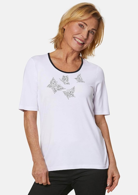 Modisches Blusenshirt mit Schmuckdetail