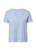 T-Shirt aus Flammgarn mit V-Ausschnitt