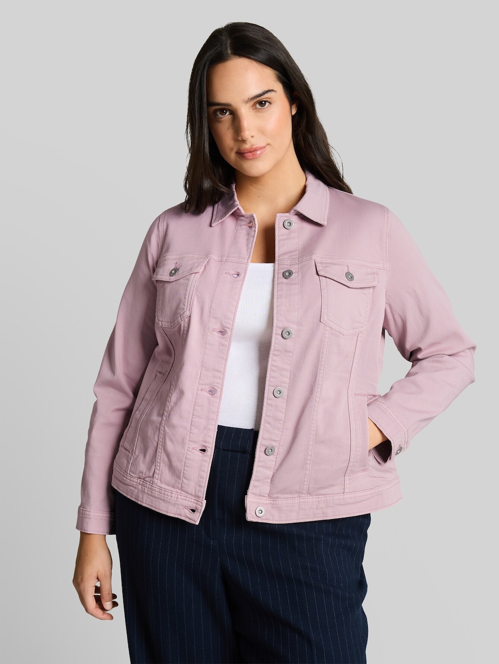 Jeansjacke mit Eingriffstaschen