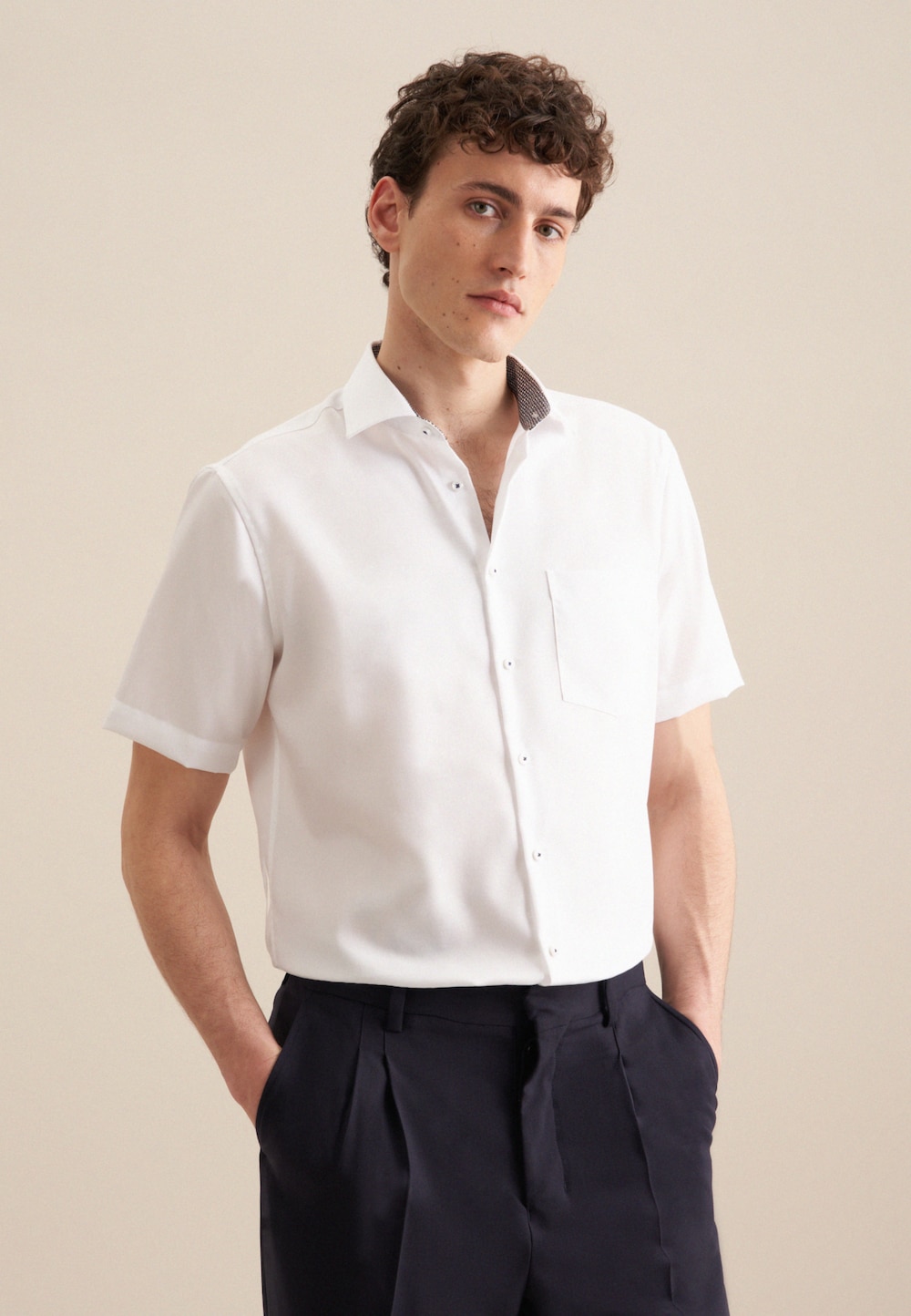 Herren Business Hemd - Uni