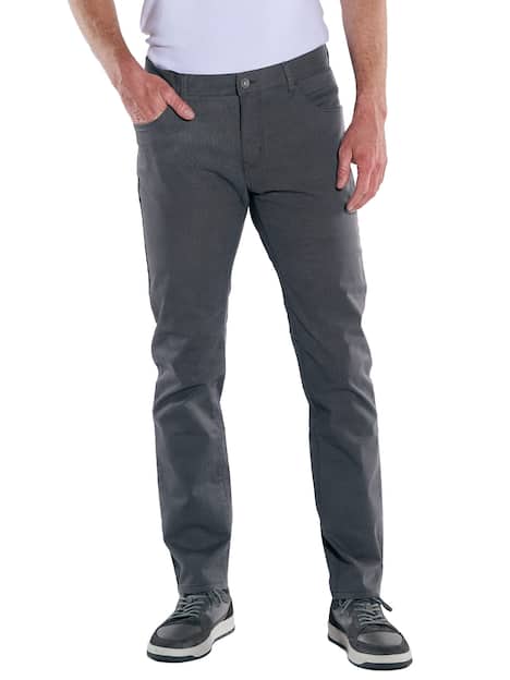 engbers Herren 5-Pocket Hose regular , Dunkelgrau
