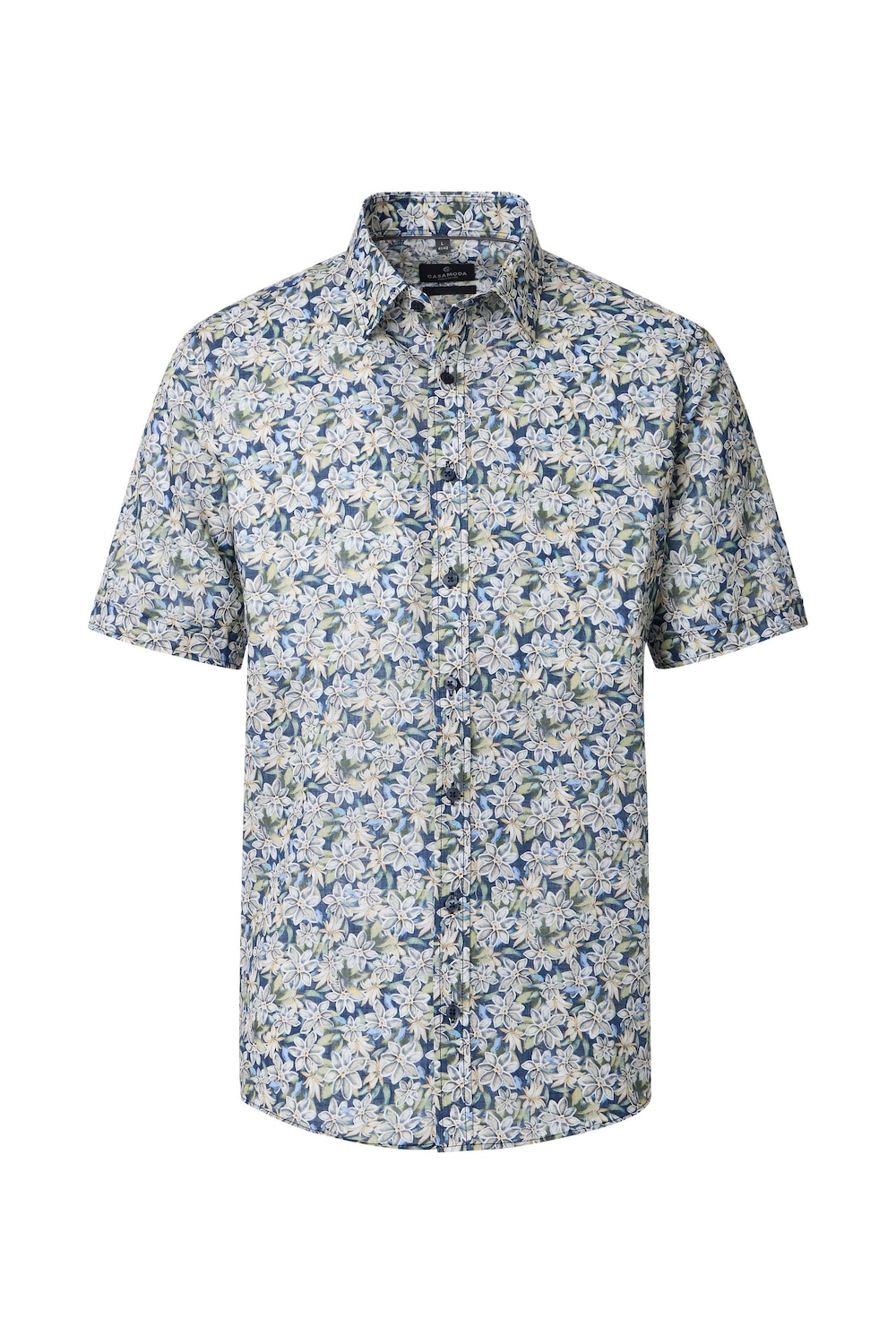 Freizeithemd Kurzarm Print Comfort Fit