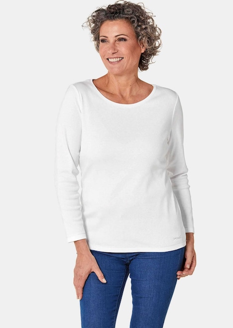 Basic T-Shirt aus reiner Baumwolle