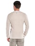 Herren Pullover Rundhals , Creme