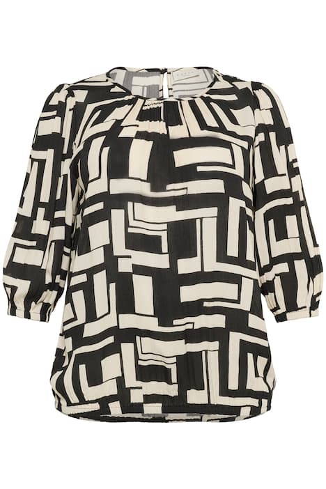 Langarm-Bluse Regular fit