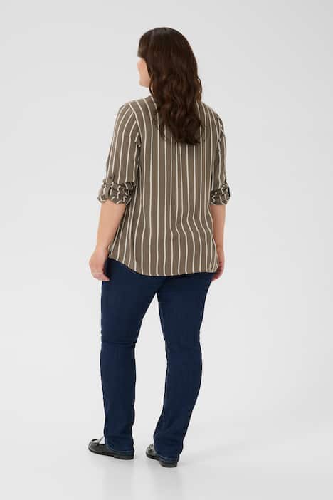 Langarm-Bluse Regular fit