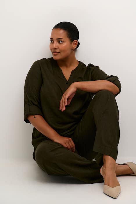 Langarm-Bluse Loose fit