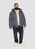 Wasserabweisender wattierter Blouson mit Kontrast-Details