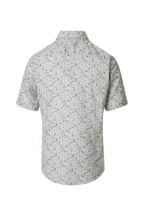 Leinenhemd Kurzarm Print Casual Fit