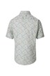 Leinenhemd Kurzarm Print Casual Fit