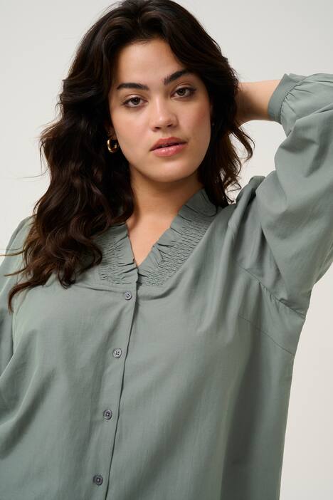 Langarm-Bluse Regular fit