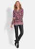 Viscose blouse met all-overprint