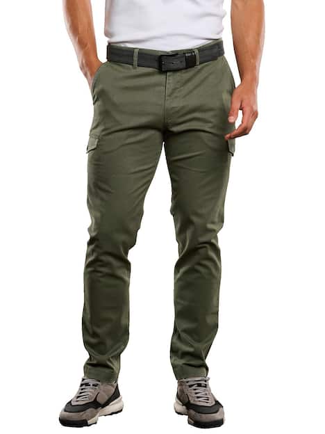 engbers Herren Cargohose straight , Khaki
