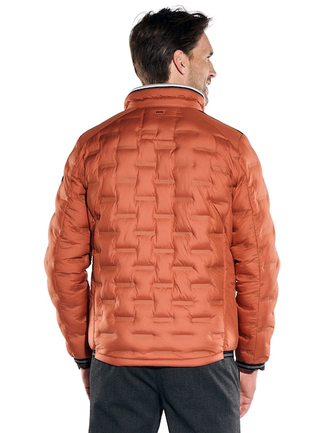 Herren Steppjacke , Rostorange