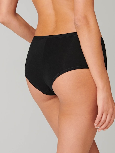 Schiesser Damen Panty 2-Pack Personal Fit - schwarz