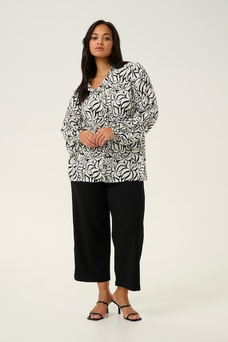 Langarm-Bluse Regular fit