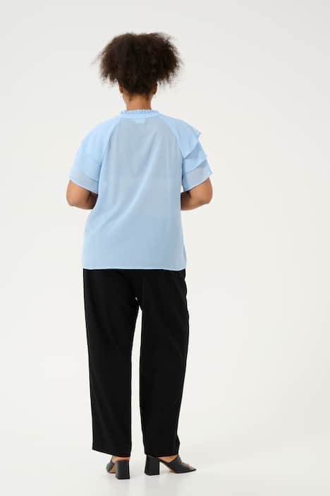Kurzarm-Bluse Regular fit