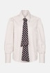 Damen Ausgestellte Bluse - Geometrische Muster