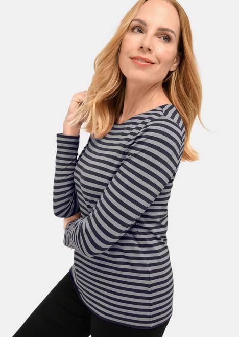 Buntgewirktes Ringelshirt