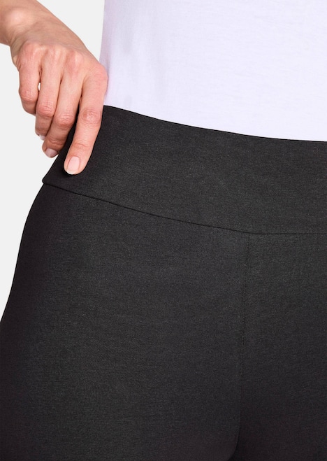 GOLDNER Legging met wijd uitlopende pijpen Twee leggings