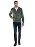 engbers Herren Sweatjacke strukturiert , Khaki