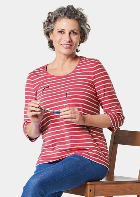 Buntgewirktes Ringelshirt