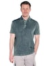 Herren Poloshirt aus Baumwolle , Saphirblau