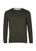Baumwollpullover mit Logo-Stickerei